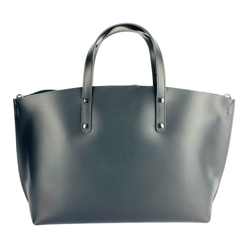 RB1024A | Borsa Donna a Mano in Vera Pelle Made in Italy con tracolla