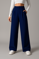 Trouser for Women-Navy Blue (Size-S) | D106