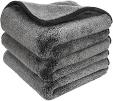 Heavy Microfiber Grey | Green-Pack of 4