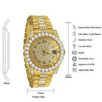 Forte Steel CZ Watch | 530301