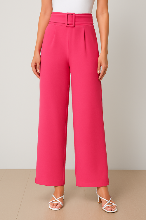 Trouser for Women-Pink (Size-S) | D89