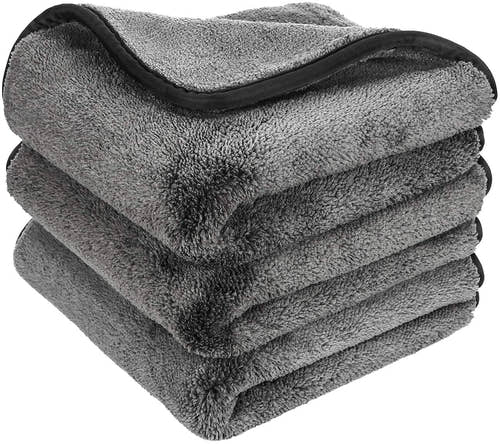 Heavy Microfiber Grey | Green-Pack of 4